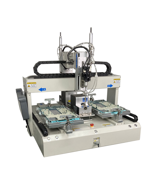 雙頭雙工位吸取式自動鎖螺絲機